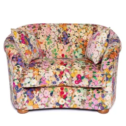 HOLLYHOCKS Velvet Vesper Loveseat - Spring