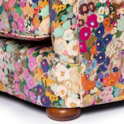 HOLLYHOCKS Velvet Vesper Loveseat - Spring