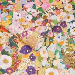 HOLLYHOCKS Wallpaper - Spring