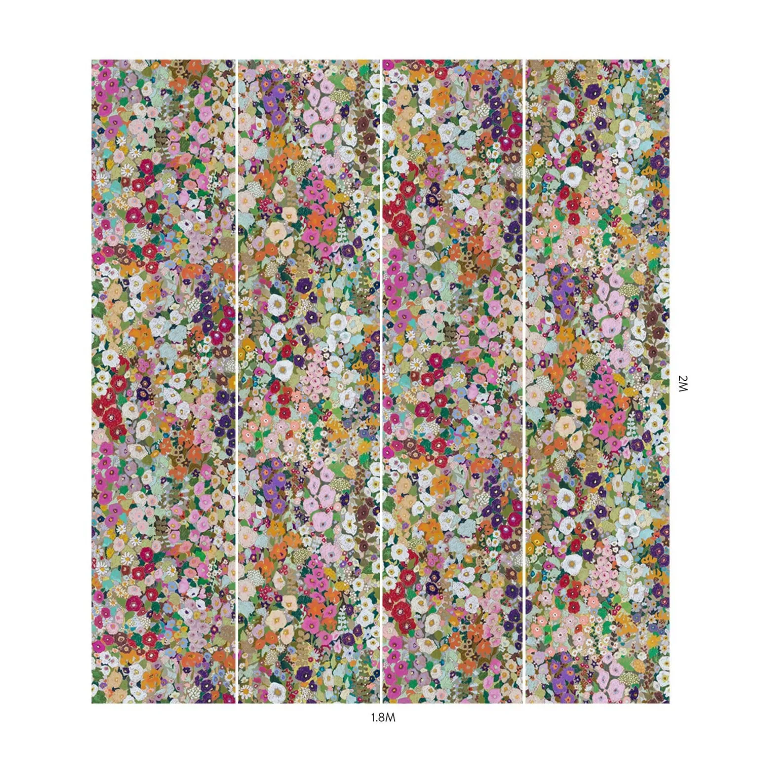 HOLLYHOCKS Wallpaper - Spring