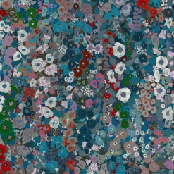 HOLLYHOCKS Wallpaper - Winter
