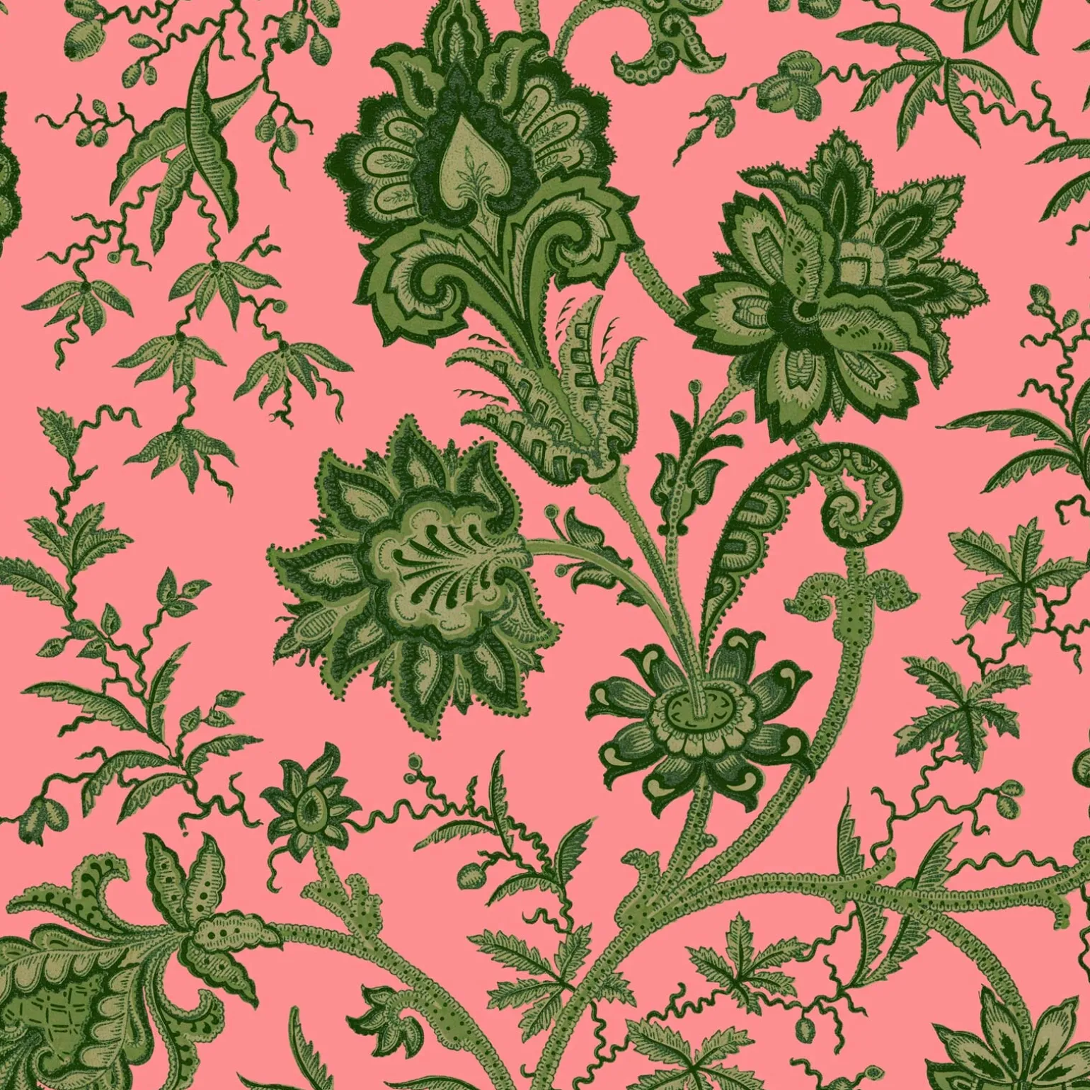 INDIENNE Wallpaper - Amaranth And Juniper