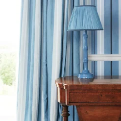 LAURISTON STRIPE Cotton Satin - Sky