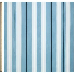 LAURISTON STRIPE Cotton Satin - Sky