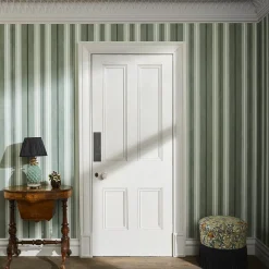 LAURISTON STRIPE Wallpaper - Verdigris