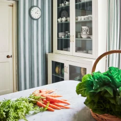 LAURISTON STRIPE Wallpaper - Verdigris
