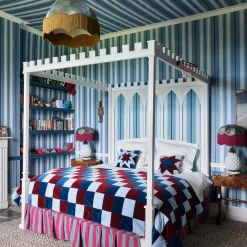 LAURISTON STRIPE Wallpaper - Sky