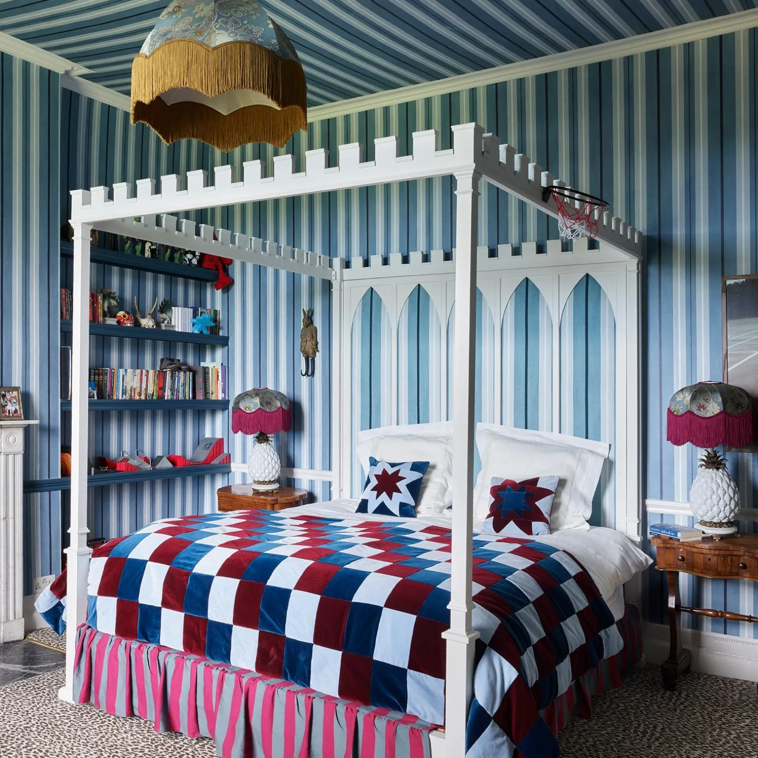 LAURISTON STRIPE Wallpaper - Sky