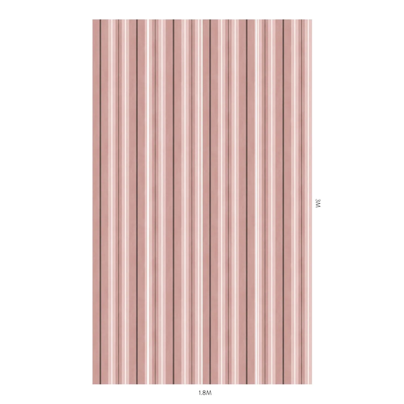 LAURISTON STRIPE Wallpaper - Sakura