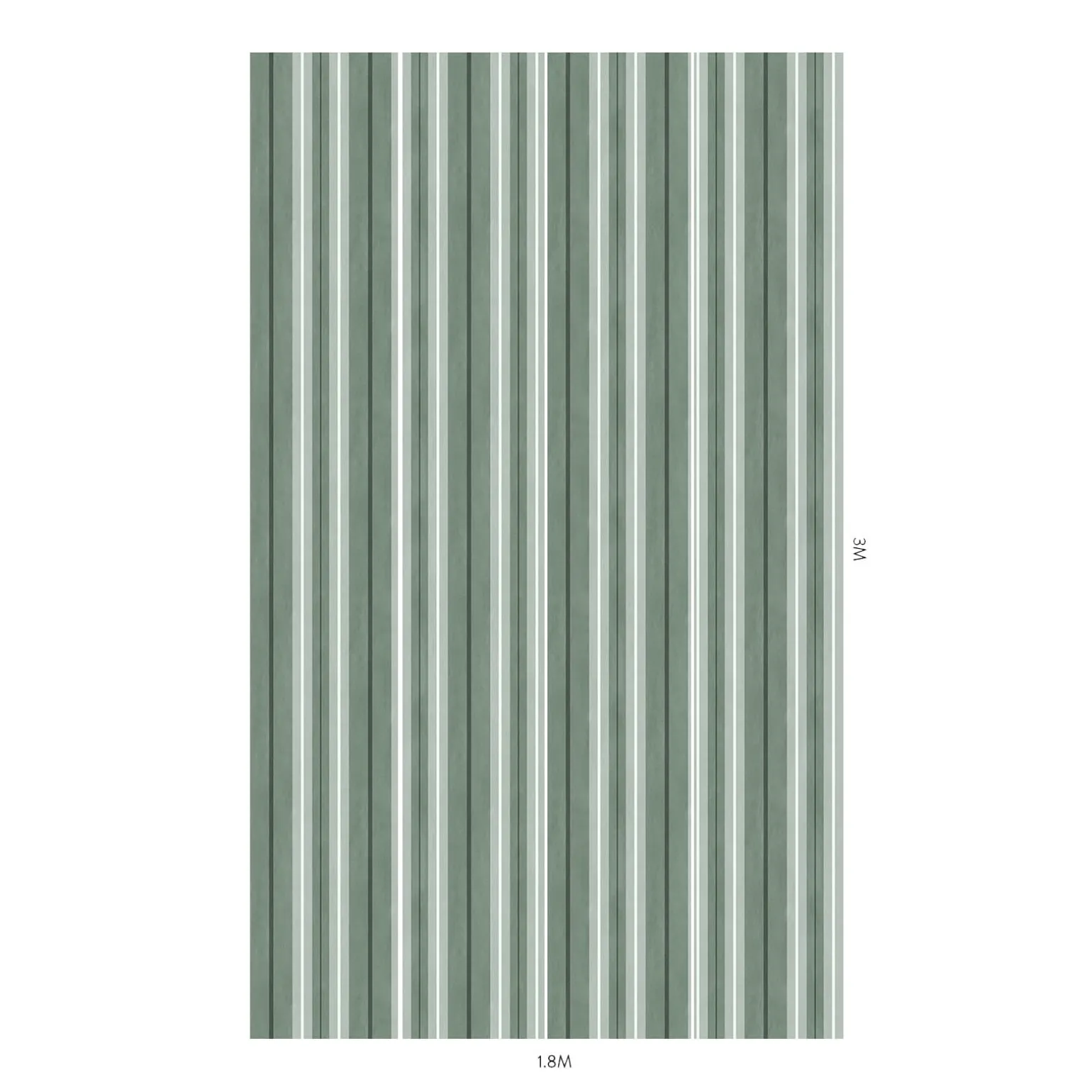 LAURISTON STRIPE Wallpaper - Verdigris