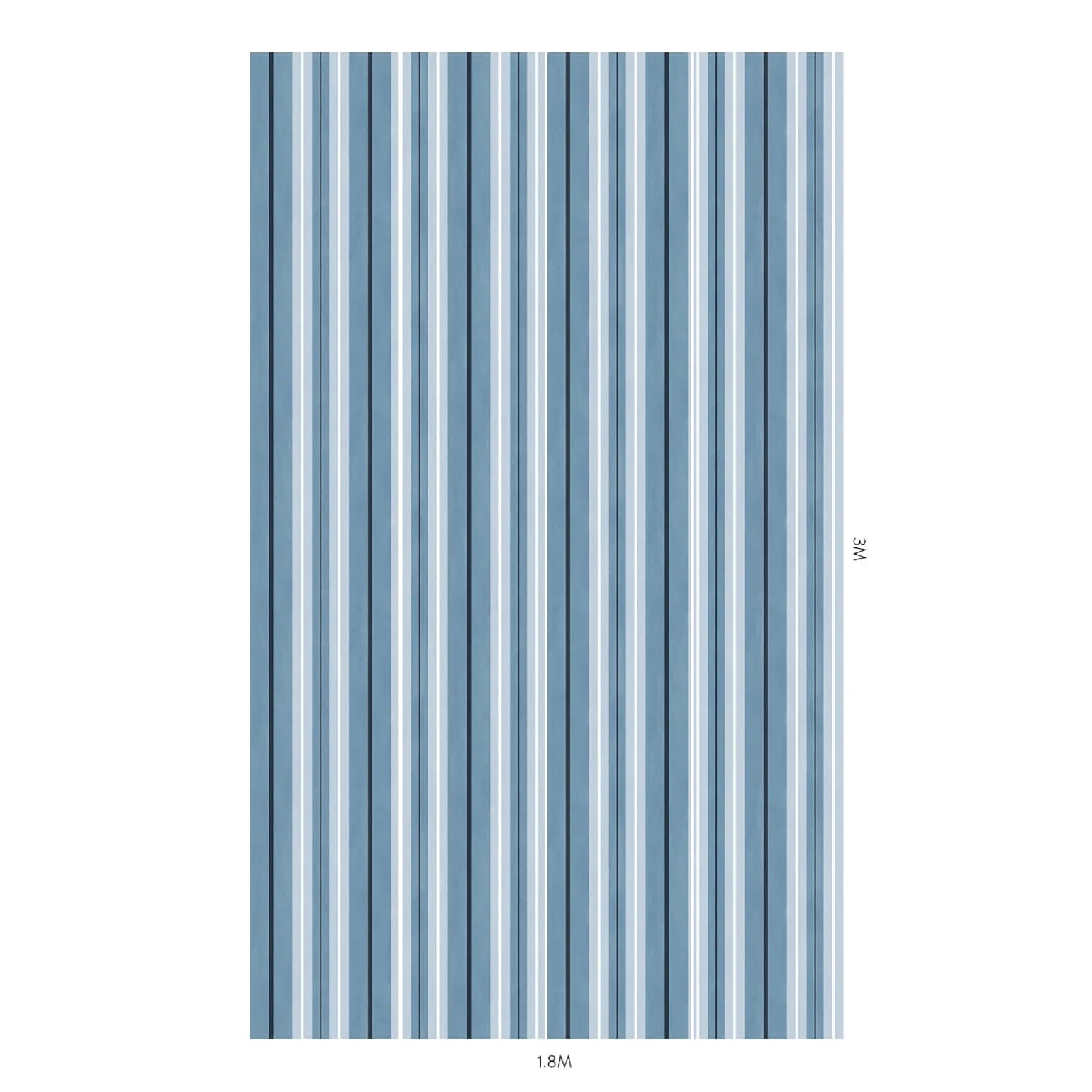 LAURISTON STRIPE Wallpaper - Sky