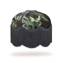 LIMERENCE Velvet Tilia Lampshade - Ink