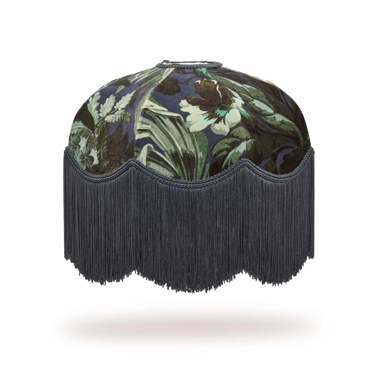 LIMERENCE Velvet Tilia Lampshade - Ink