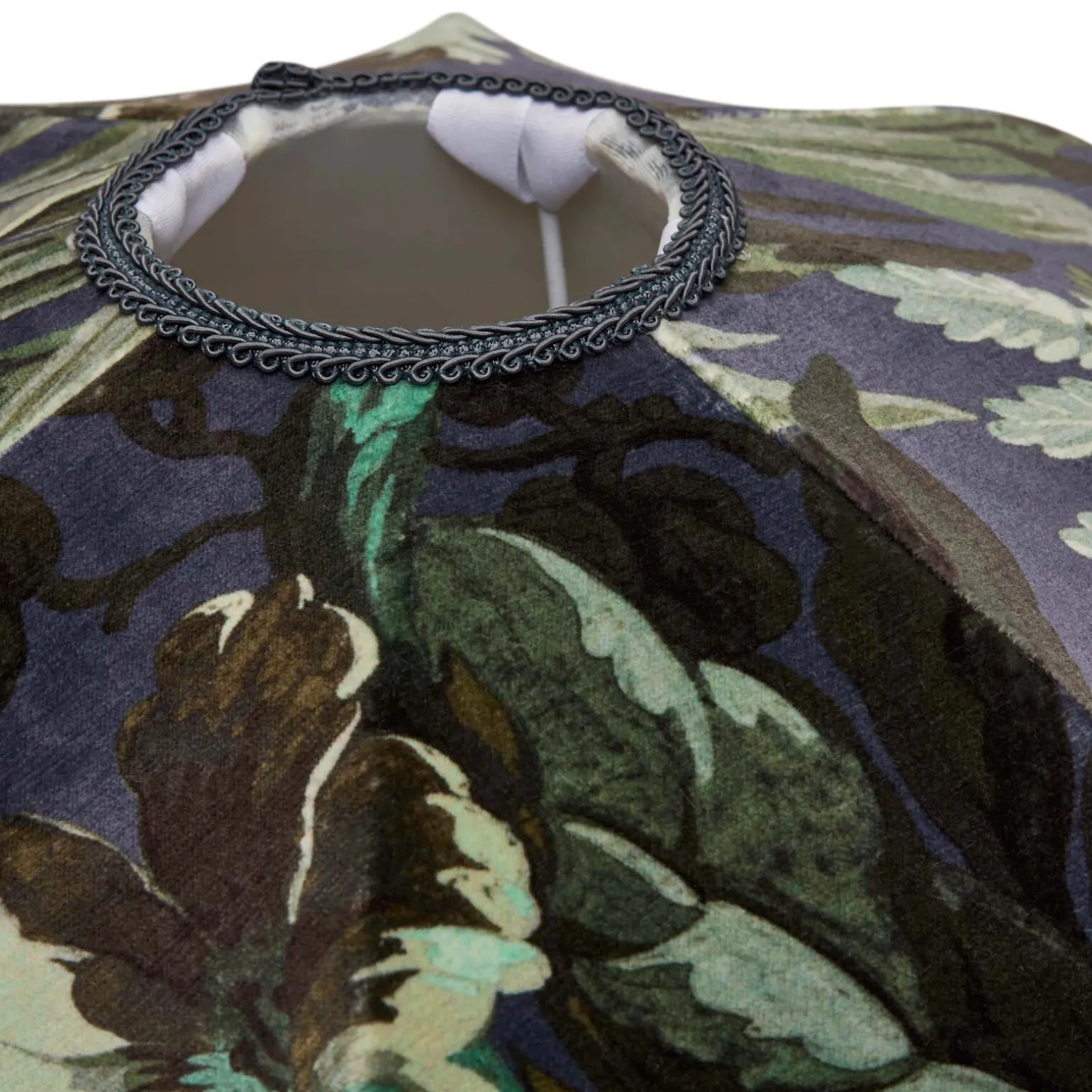 LIMERENCE Velvet Tilia Lampshade - Ink