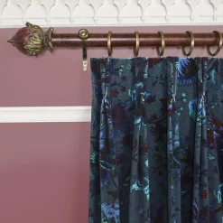 MAJORELLE Velvet Curtain - Petrol