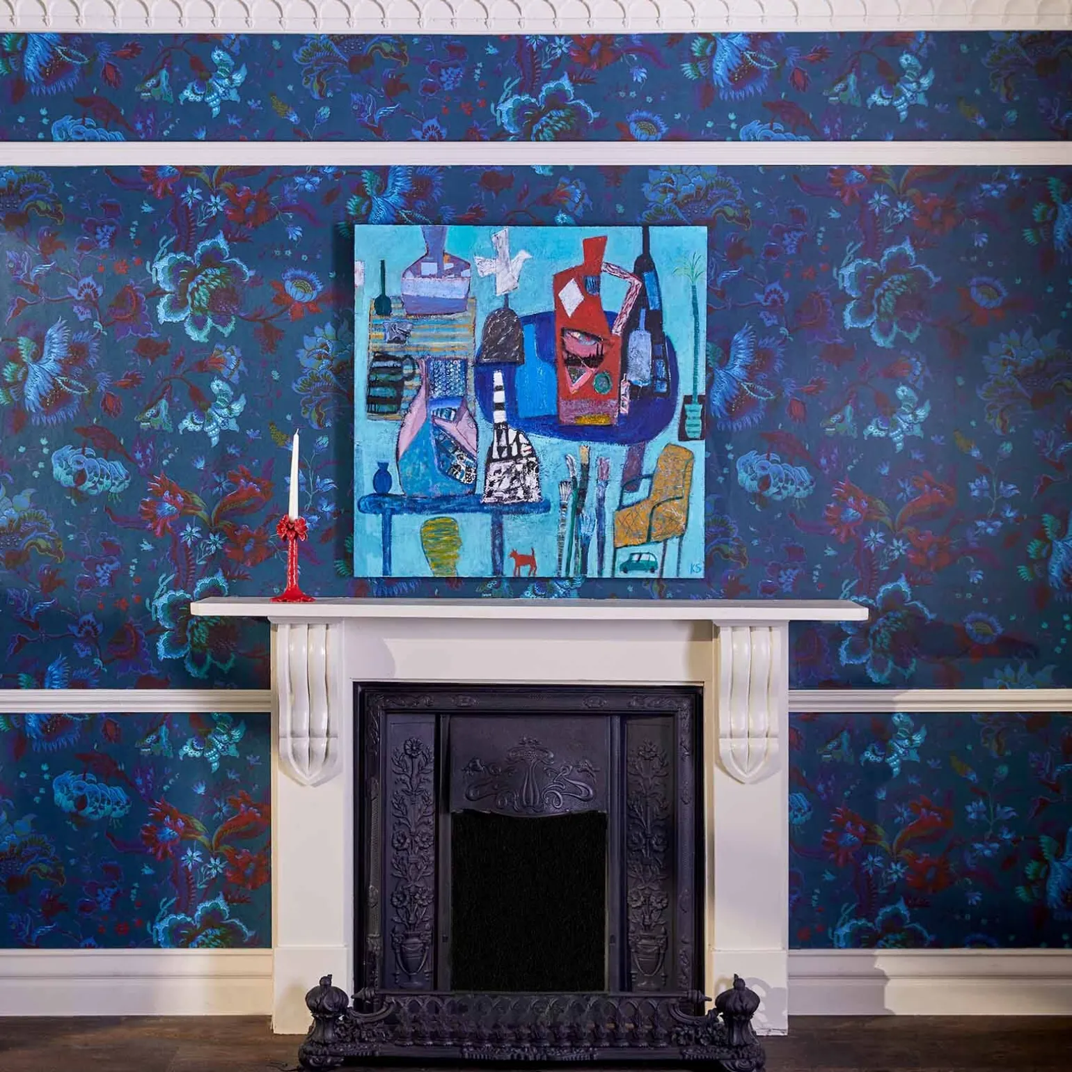 MAJORELLE Wallpaper - Petrol