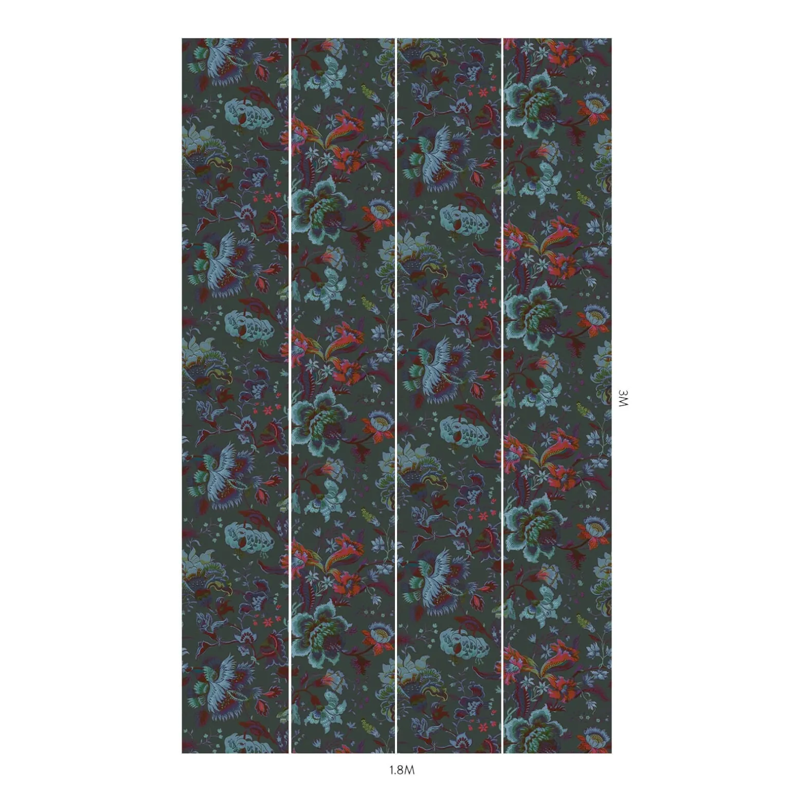 MAJORELLE Wallpaper - Petrol