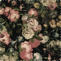 MIDNIGHT GARDEN Velvet - Multi