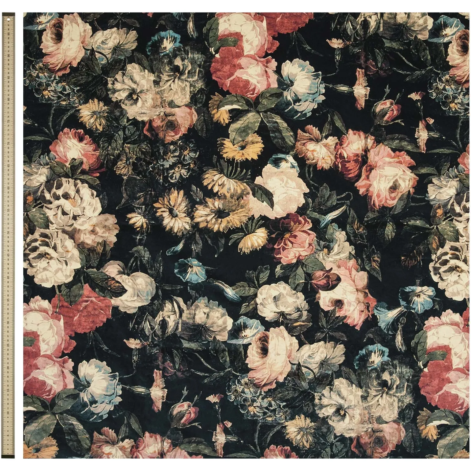 MIDNIGHT GARDEN Velvet - Multi