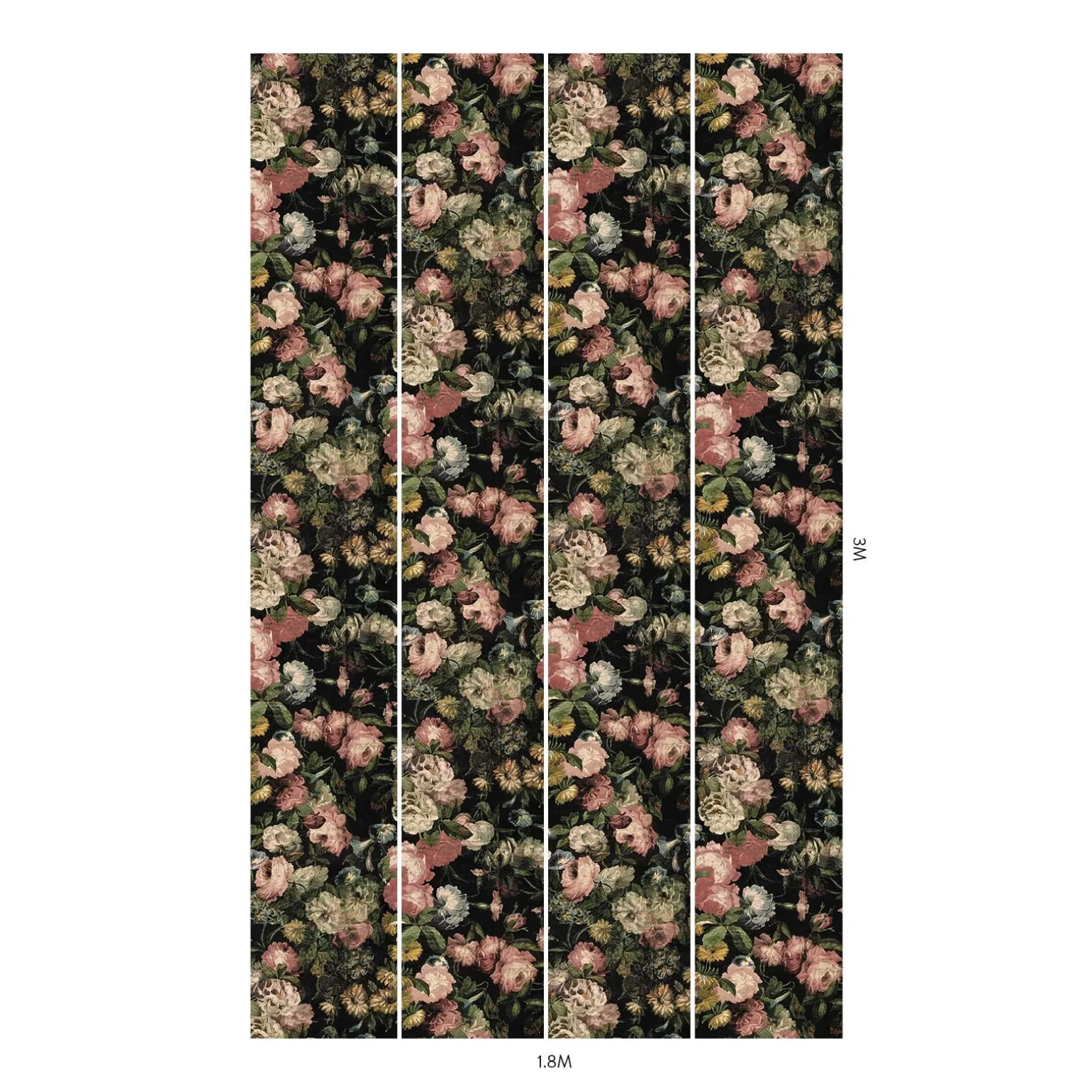 MIDNIGHT GARDEN Wallpaper - Multi
