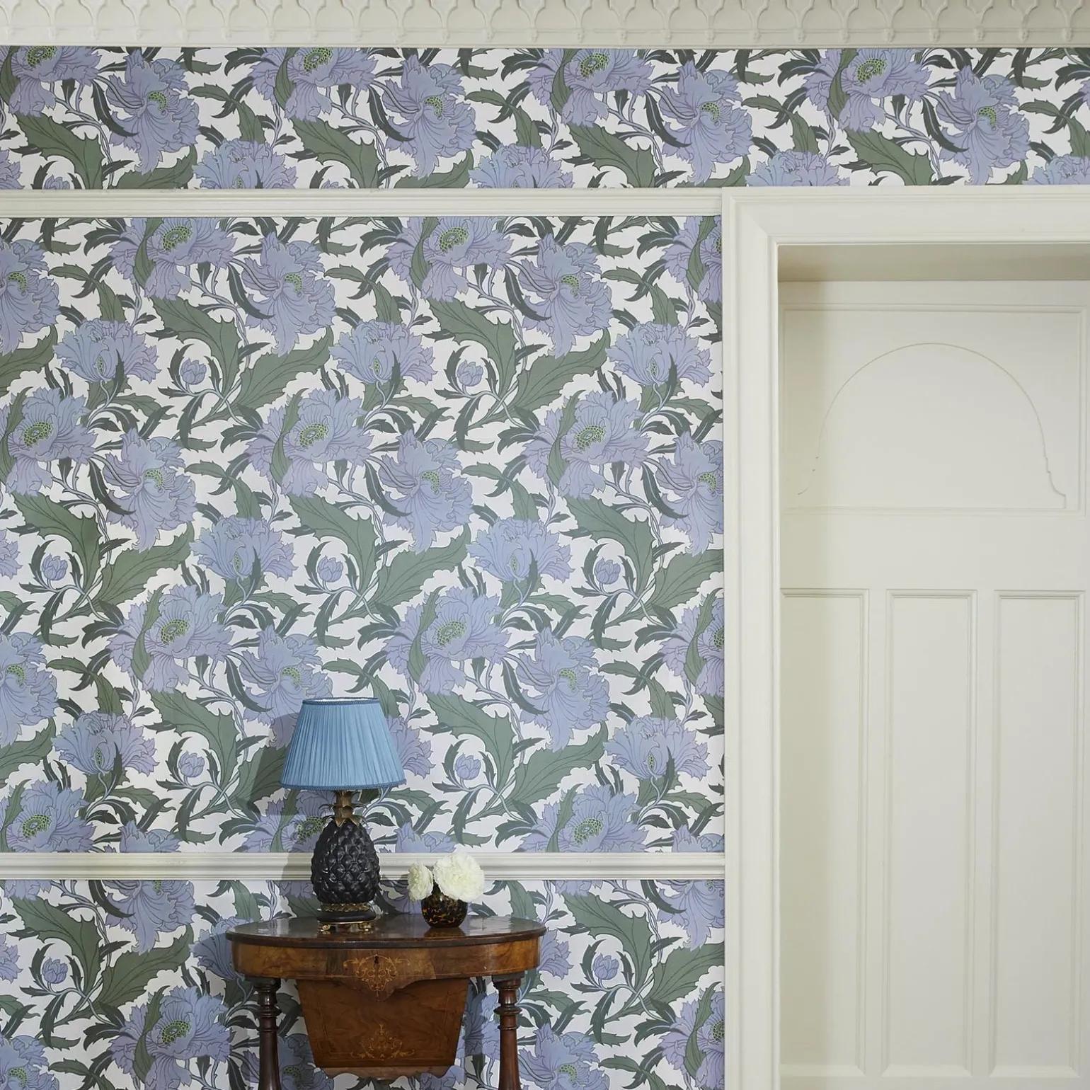 MINERVA Wallpaper - Periwinkle