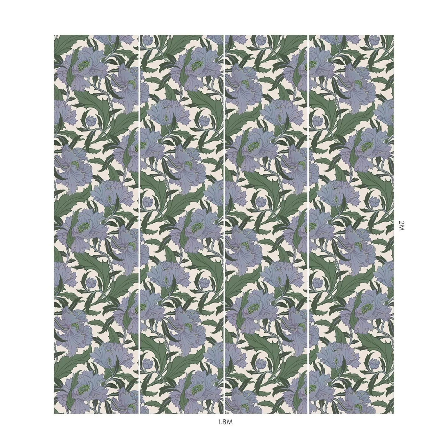 MINERVA Wallpaper - Periwinkle