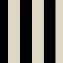 MONO STRIPE Wallpaper - Off Black/Oyster