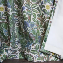 MOON GARDEN Cotton Linen Curtain - Verde