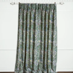 MOON GARDEN Cotton Linen Curtain - Verde