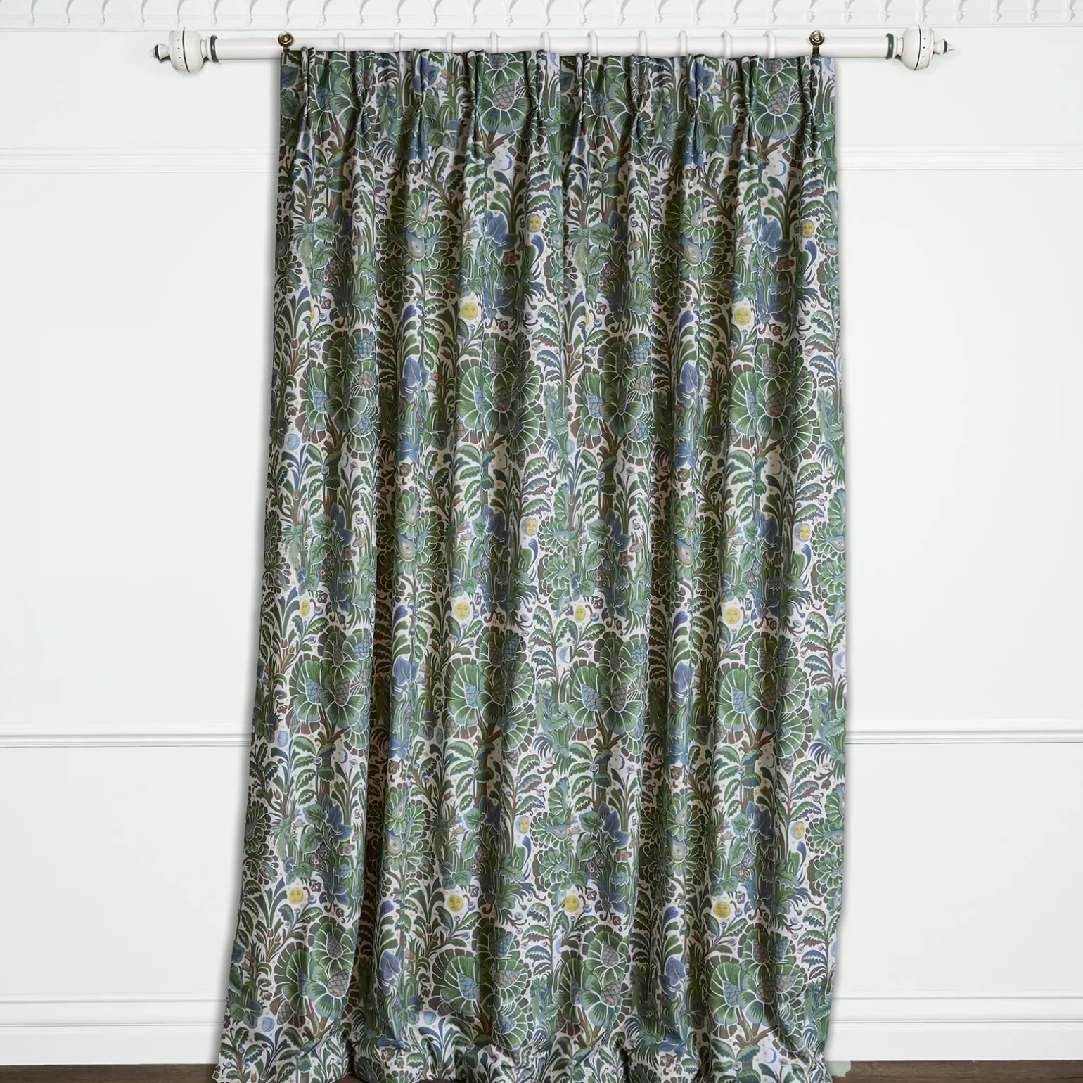 MOON GARDEN Cotton Linen Curtain - Verde