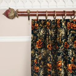 OPIA Velvet Curtain - Midnight