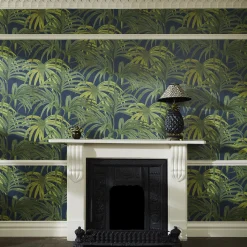 PALMERAL MAGNA Wallpaper - Midnight Green