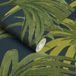 PALMERAL MAGNA Wallpaper - Midnight Green