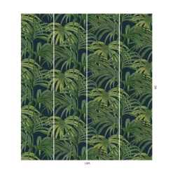 PALMERAL MAGNA Wallpaper - Midnight Green