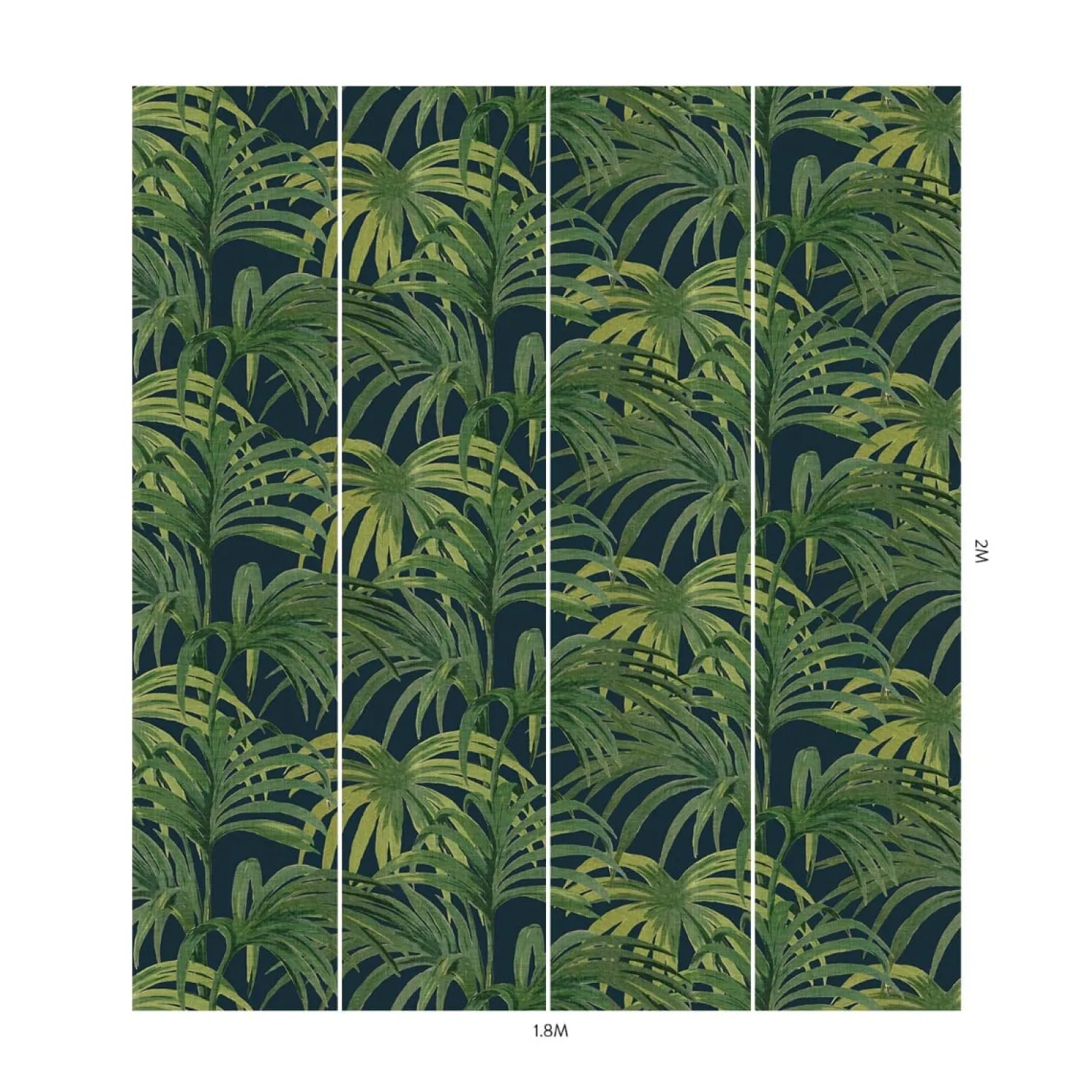 PALMERAL MAGNA Wallpaper - Midnight Green