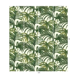 PALMERAL MAGNA Wallpaper - Off White/Green