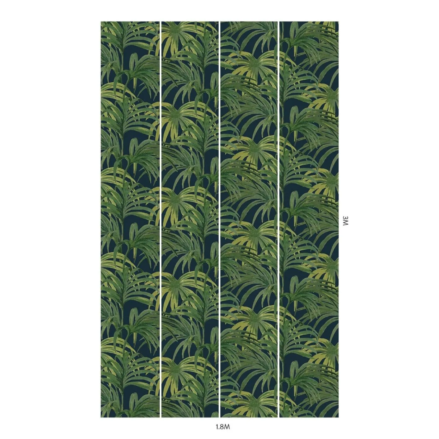 PALMERAL MAGNA Wallpaper - Midnight Green