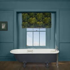 PALMERAL Velvet Blind - Midnight & Green