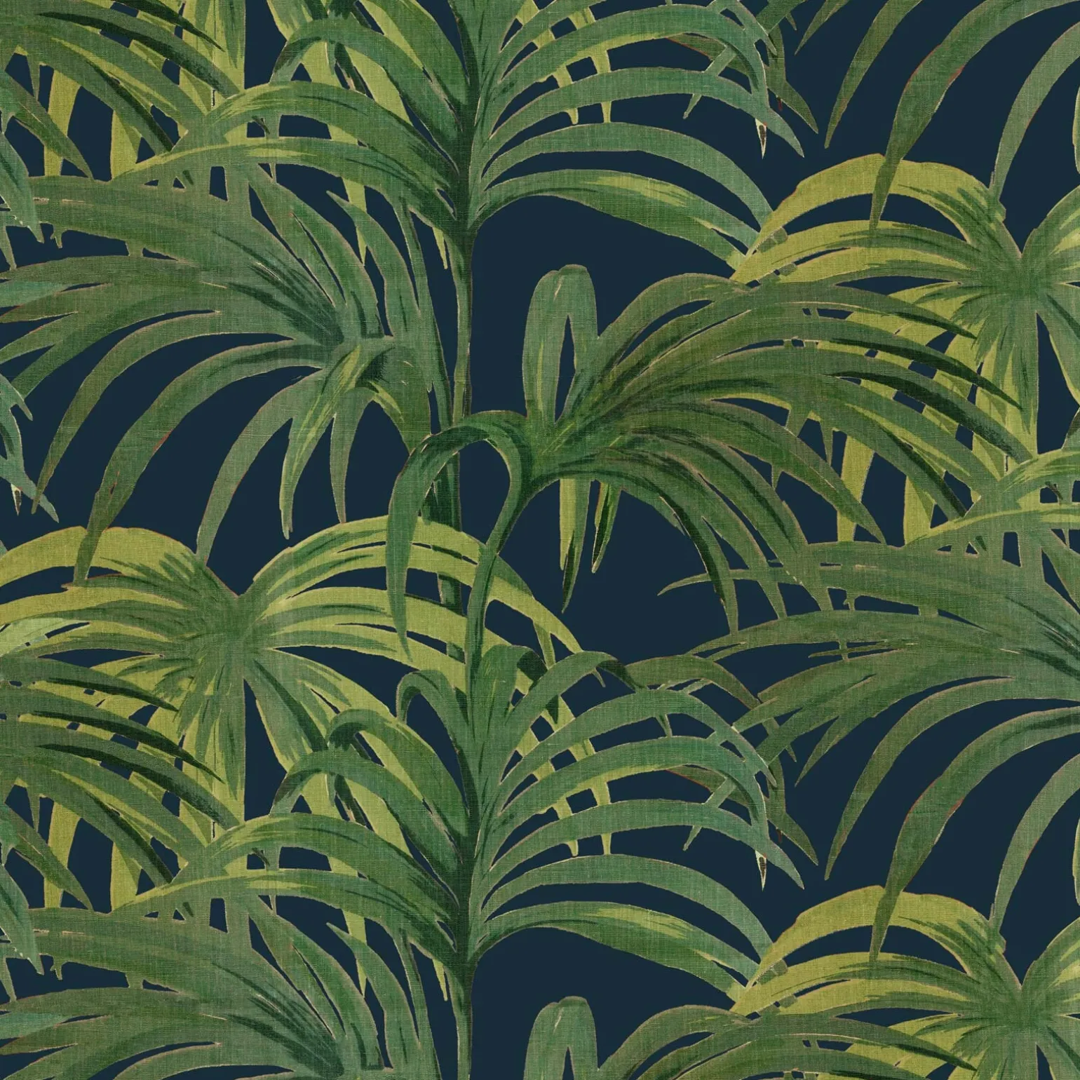 PALMERAL Wallpaper - Midnight & Green