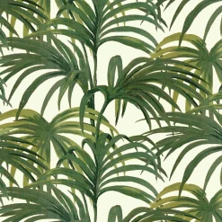 PALMERAL Wallpaper - Off White & Green