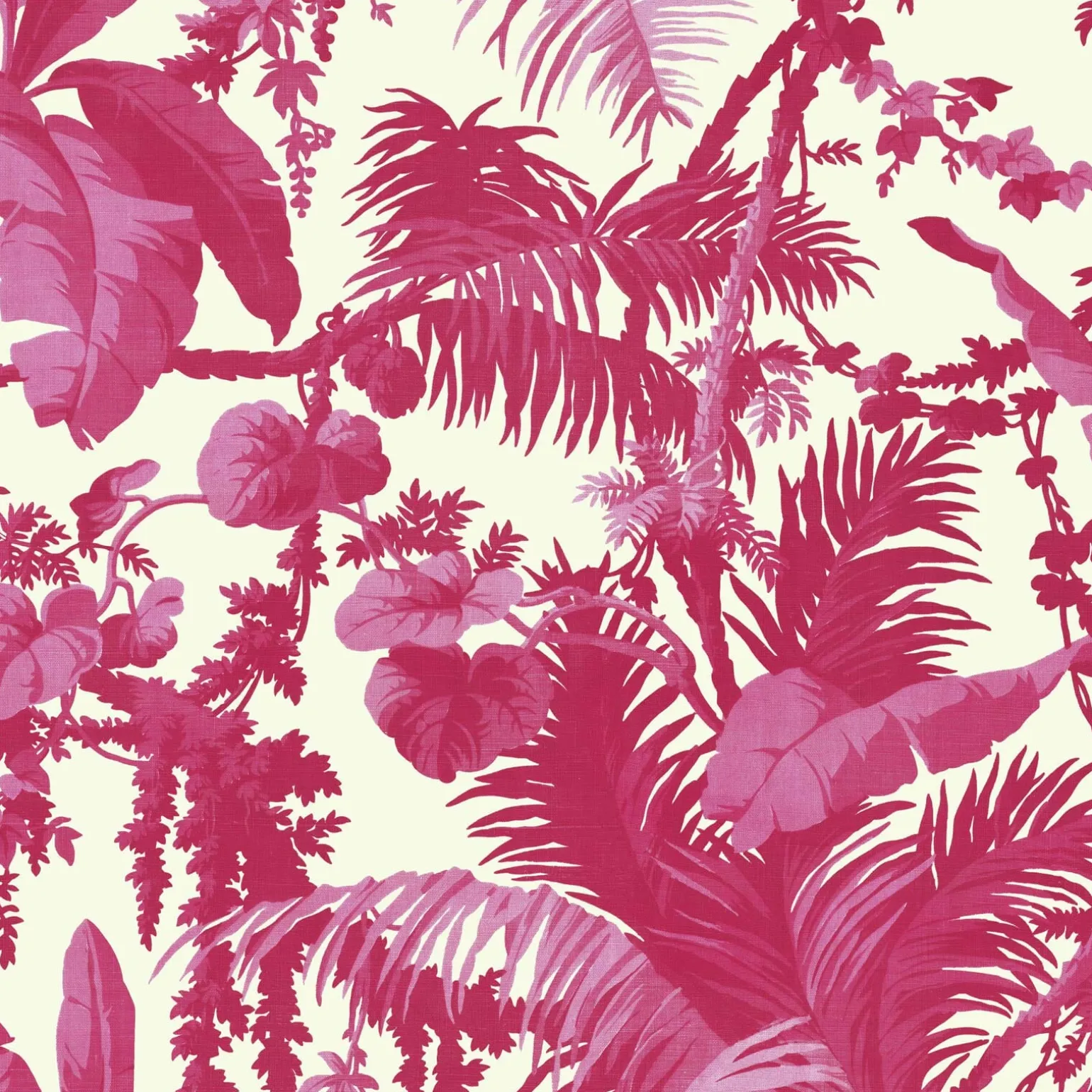 PAMPAS Wallpaper - Off White & Azalea