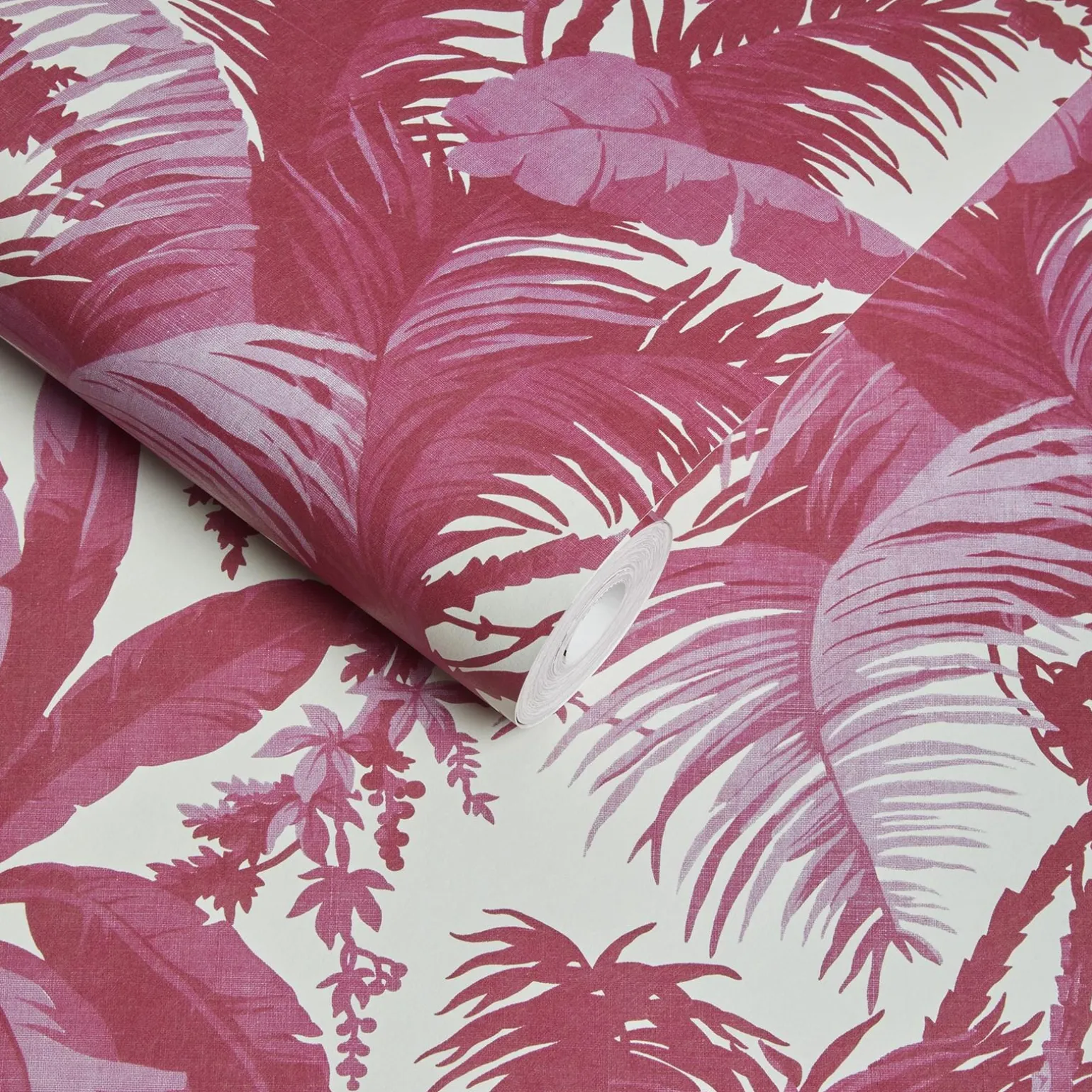PAMPAS Wallpaper - Off White & Azalea