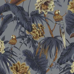 PARADISA Wallpaper - Paloma Grey