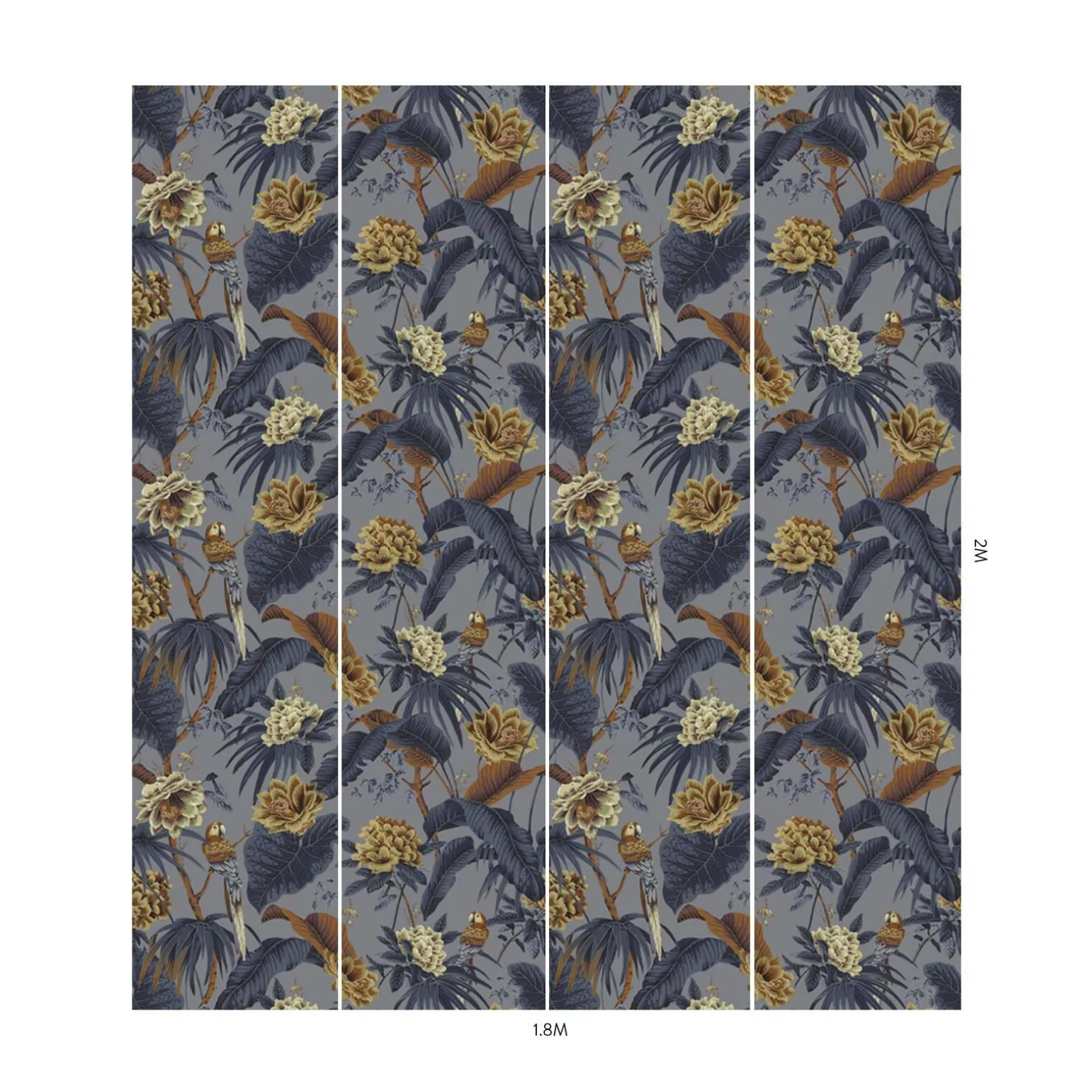 PARADISA Wallpaper - Paloma Grey