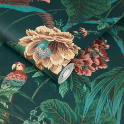 PARADISA Wallpaper - Spruce Green