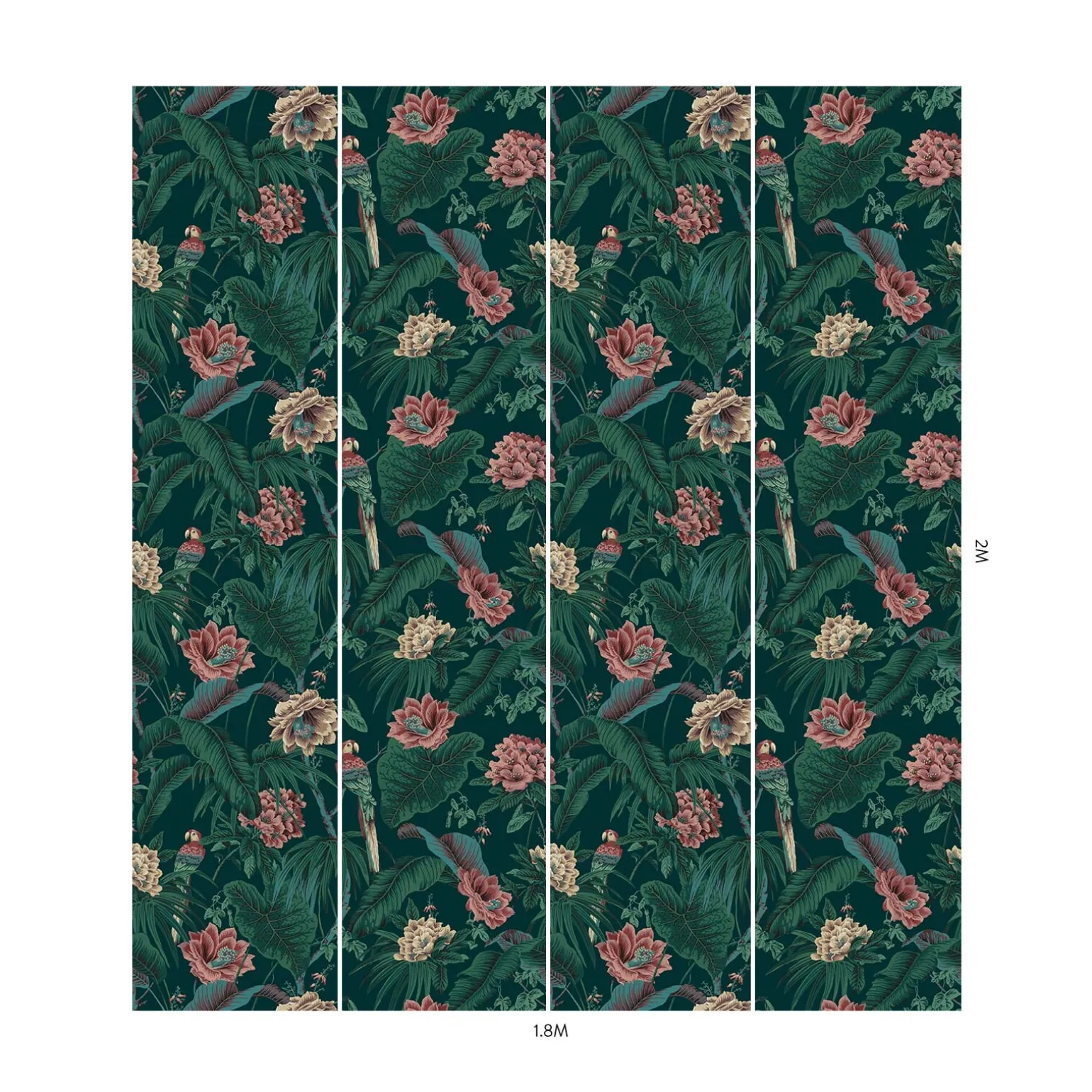 PARADISA Wallpaper - Spruce Green