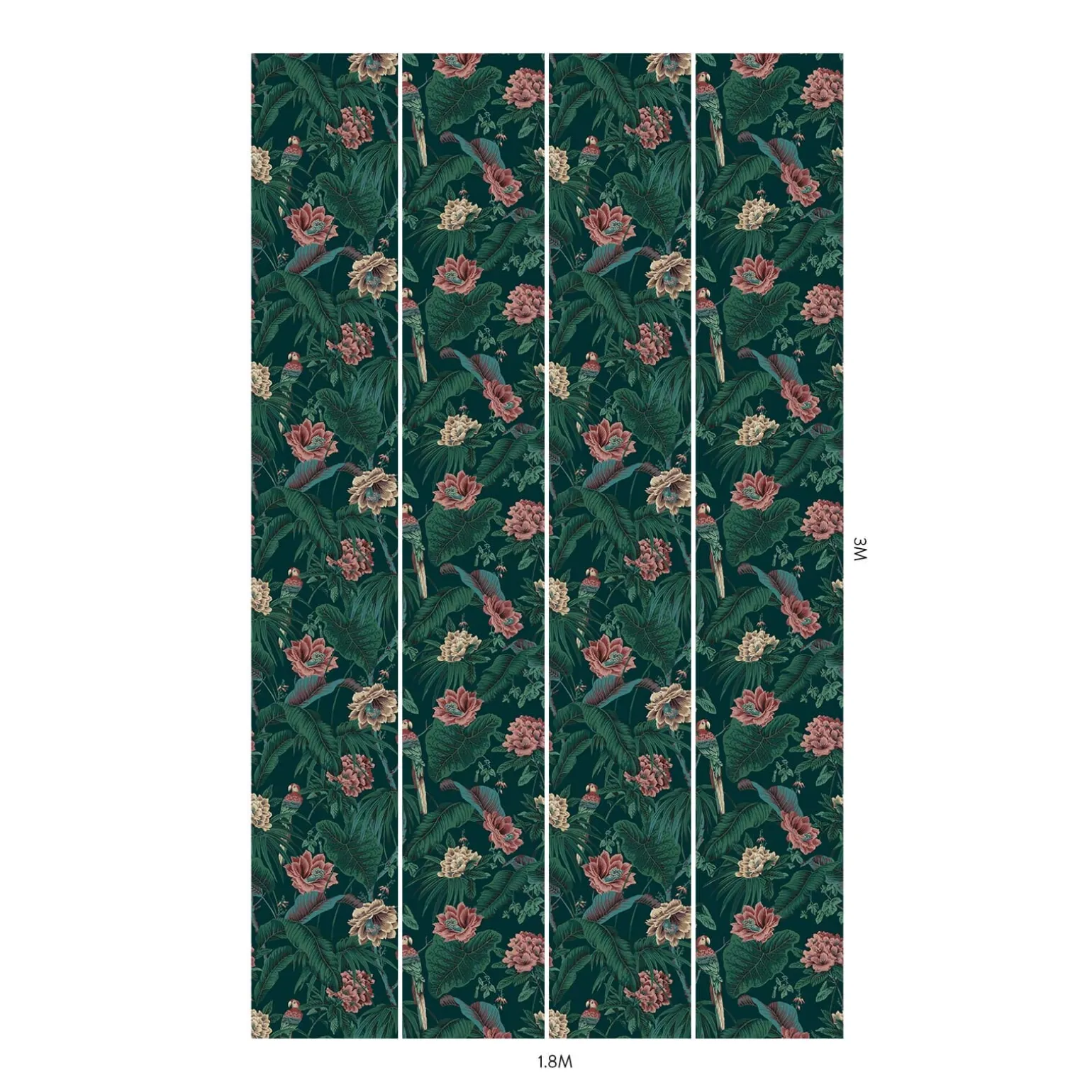 PARADISA Wallpaper - Spruce Green