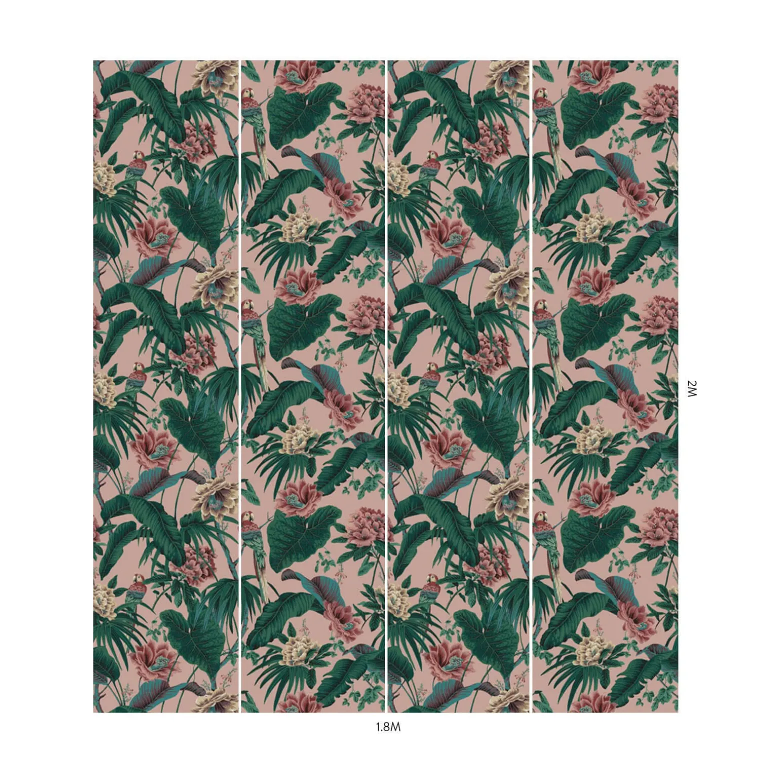 PARADISA Wallpaper - Tourmaline Pink