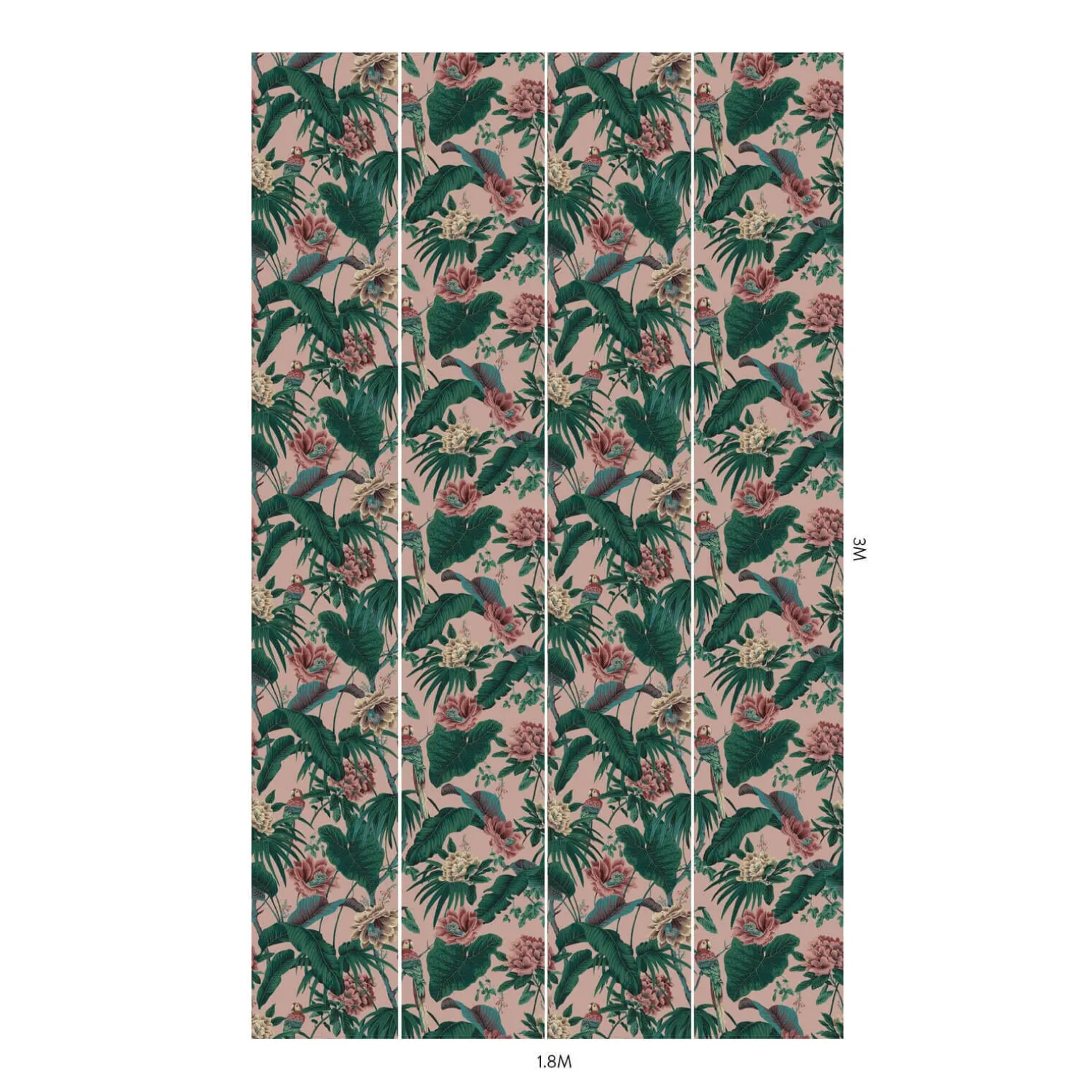 PARADISA Wallpaper - Tourmaline Pink