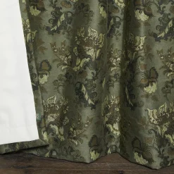 PERSEPHONE Jacquard Curtain - Verdigris